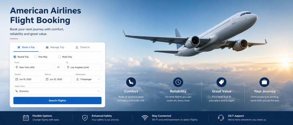 American Airlines Flight Booking
