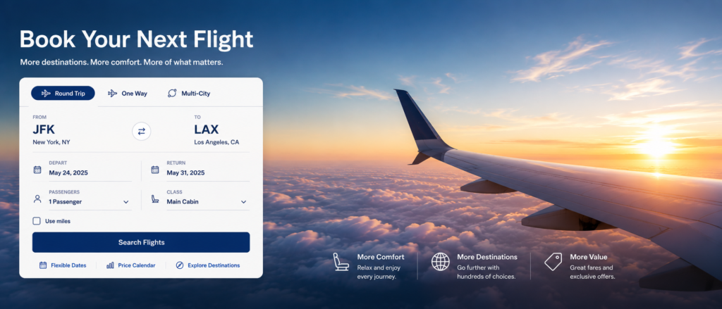 delta airline book flight